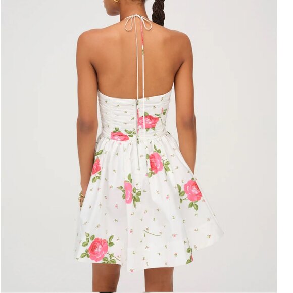 NWT FOR LOVE AND LEMONS ROSEBUD CORSET MINI DRESS SIZE S - Picture 2 of 6